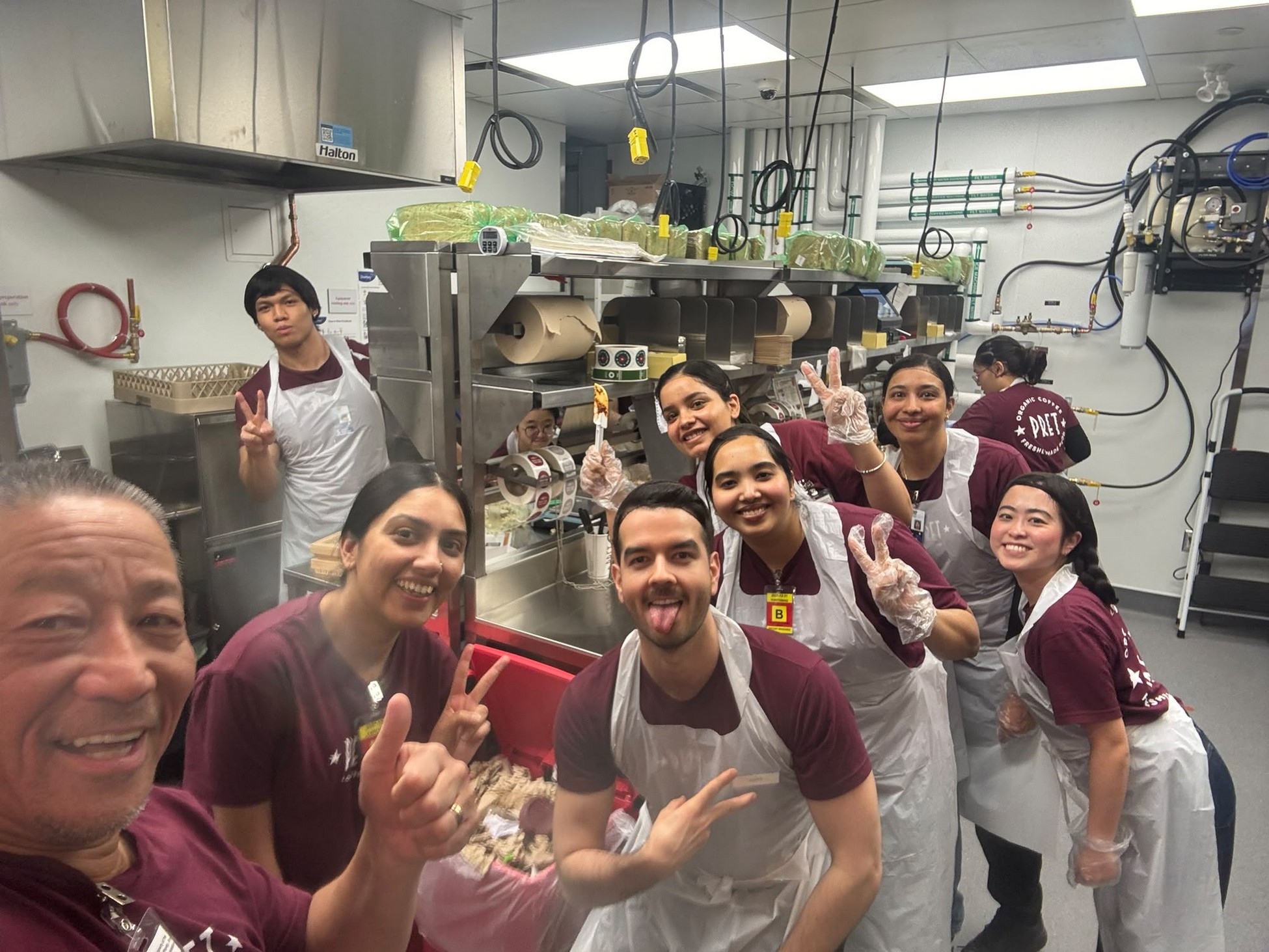 The YVR Pret crew