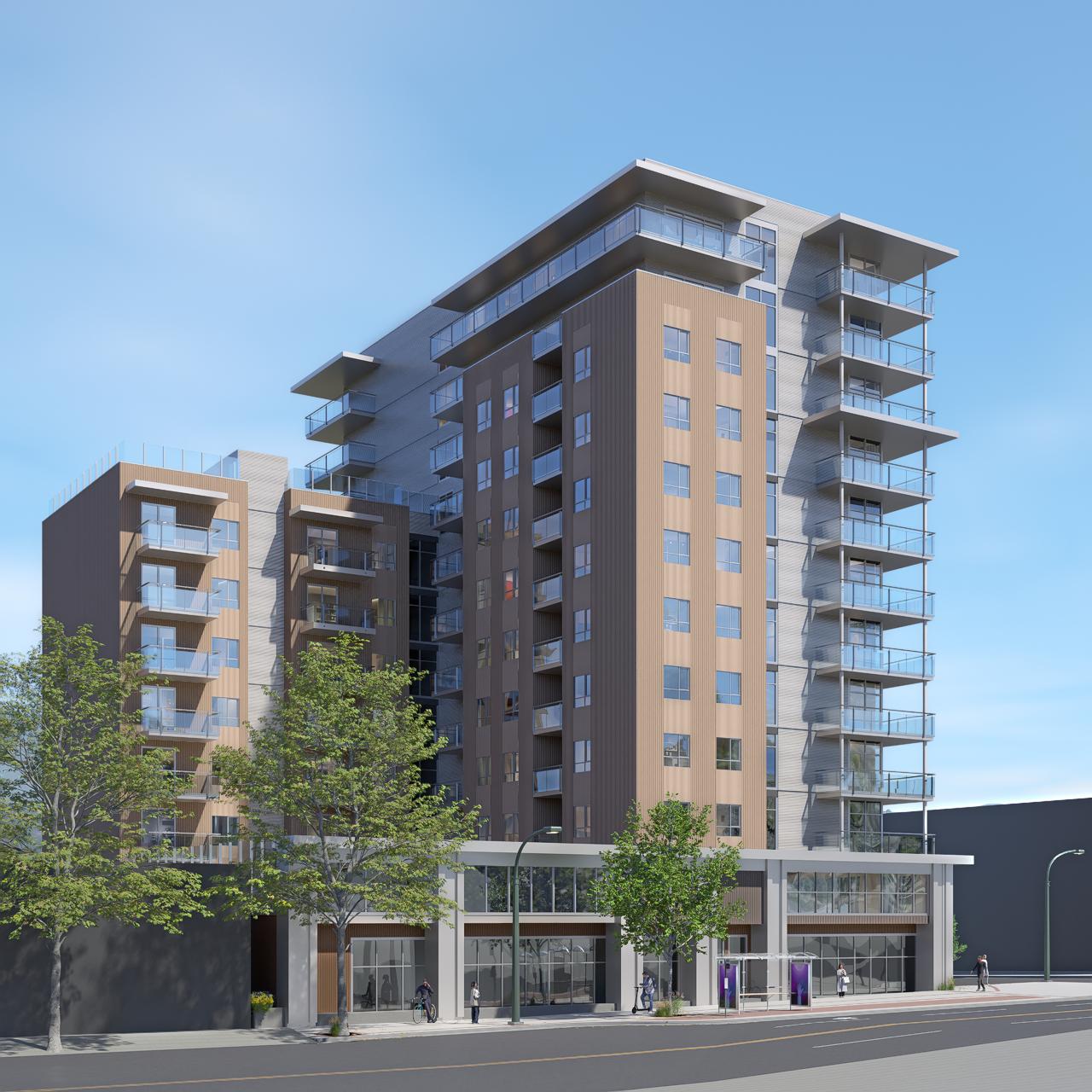 Architectural rendering of the 2524 St. Johns Street, Port Moody development